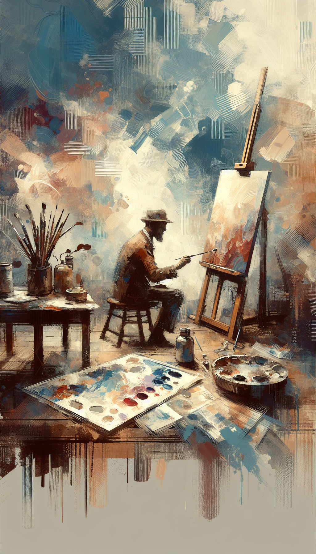 Brushstrokes of Time: Modern Art's Canvas Chronicles