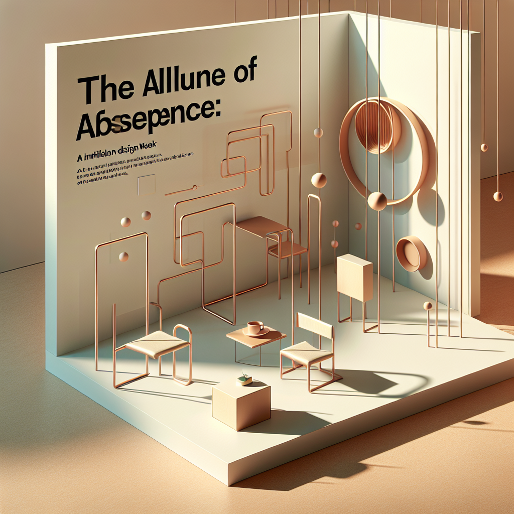 The Allure of Absence: Installation Art at Milan Design Week