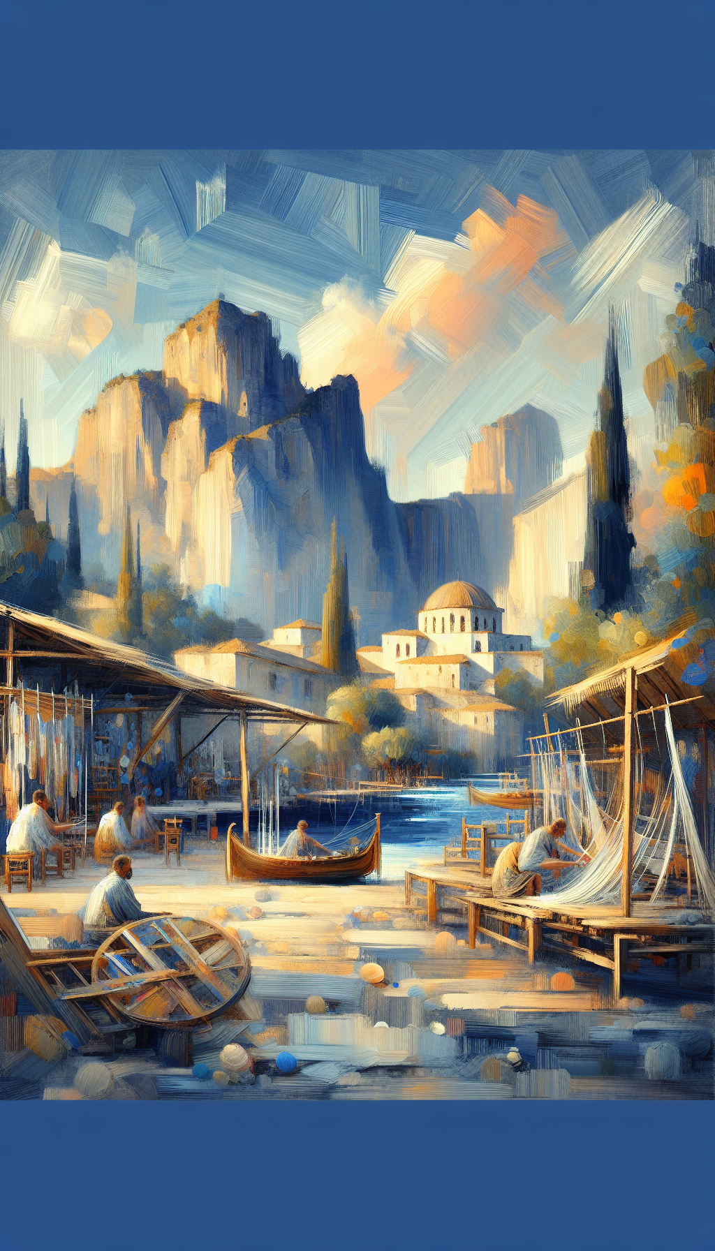 Weaving Through Time: A Modern Art Exhibition in Greece